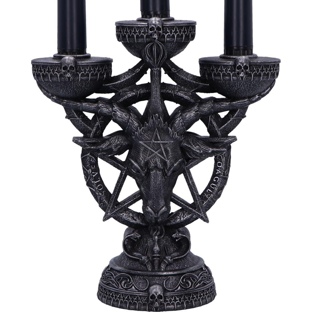 Baphomets Radiance Candelabra with LED Candles 46cm