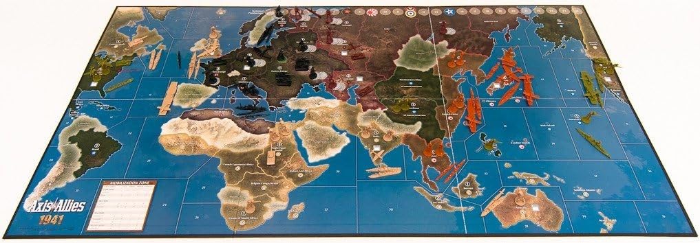 Axis & Allies 1941 WWII Strategy Board Game Epic War Struggle for Supremacy 4