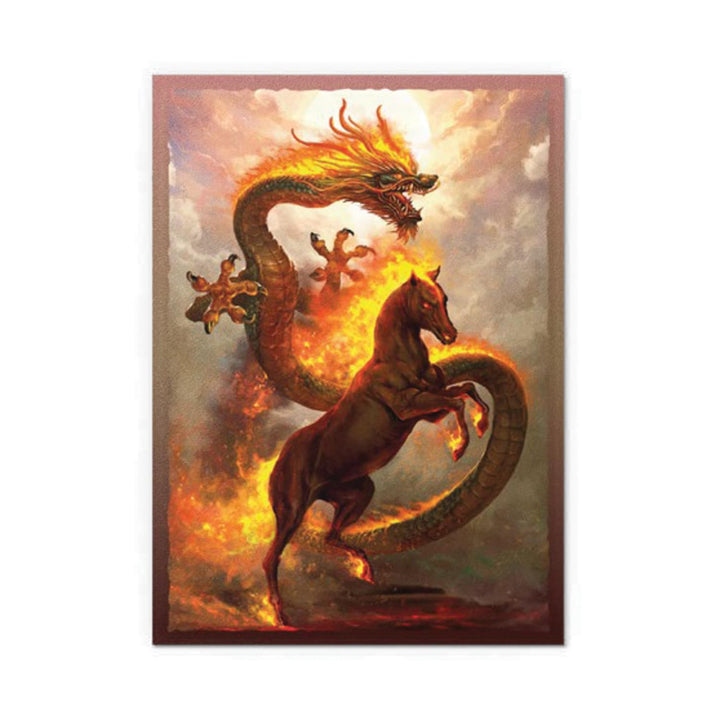 UNIT Dragon Shield Fire Horse 2026 Matte Dual Art Sleeves - Standard Size (100)