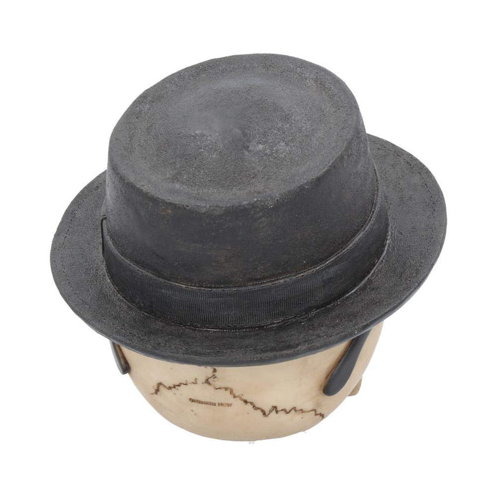 Small Badass Hat and Sunglasses Skull Figurine 14cm