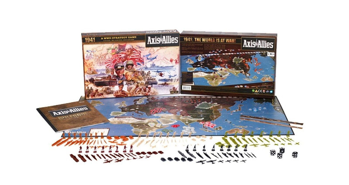 Axis & Allies 1941 WWII Strategy Board Game Epic War Struggle for Supremacy 7