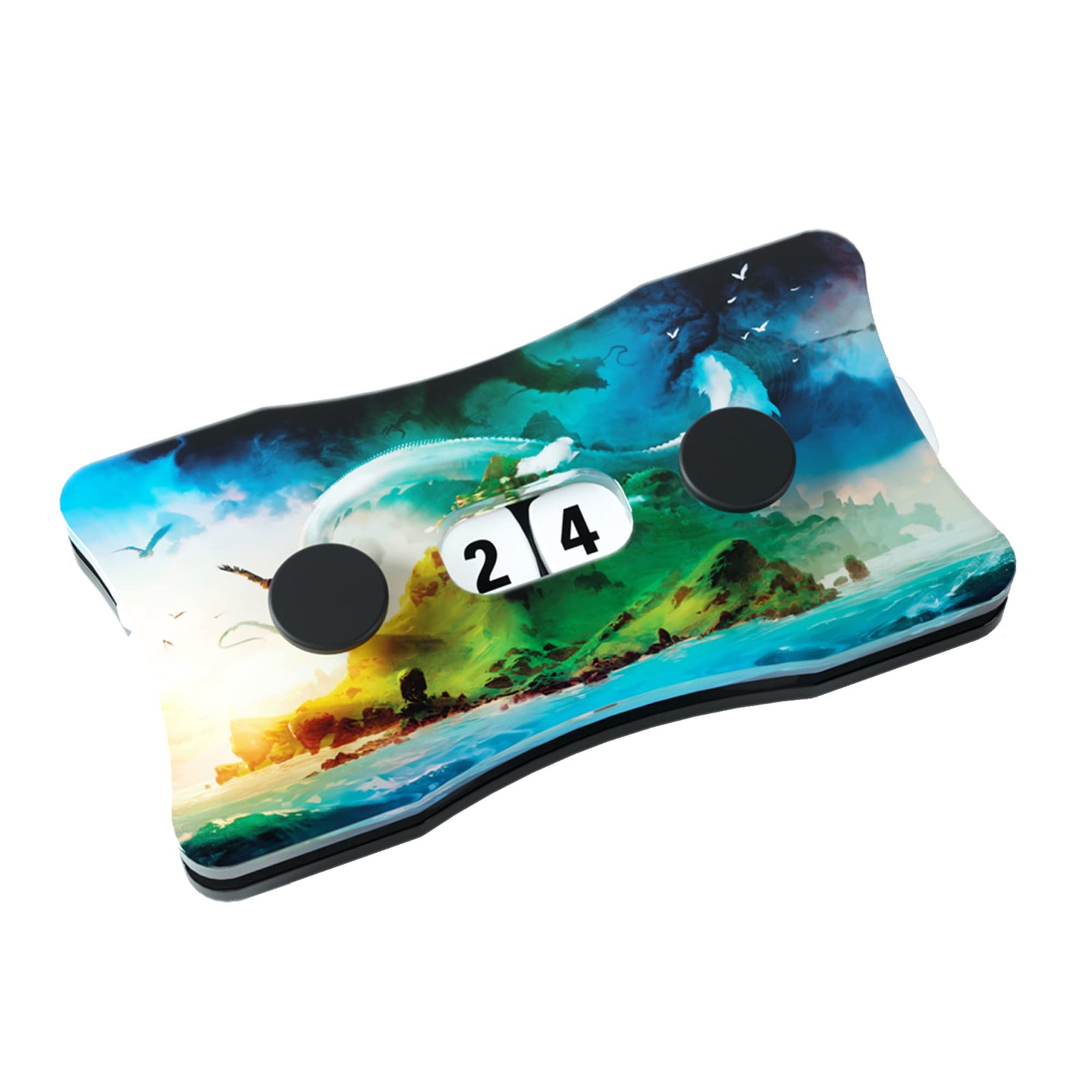 Gamegenic Life Counters Double Dials Island Design Count Life or Victory Points 1