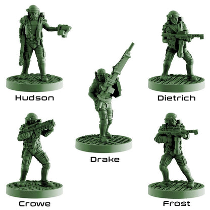 Aliens Heroes of Hadleys Hope Miniature Models Gale Force Nine Set 3