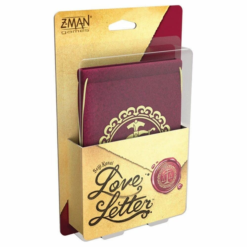 Love Letter Card Game - Renaissance Strategy Deduction Game for Ages 10+, 2-6 Players, 20 Min Playtime by Z-Man Games