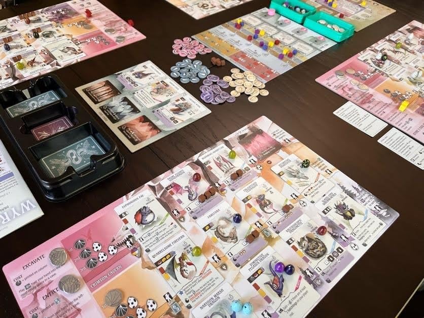 Wyrmspan Dragon Academy Expansion Board Game by Stonemaier 9