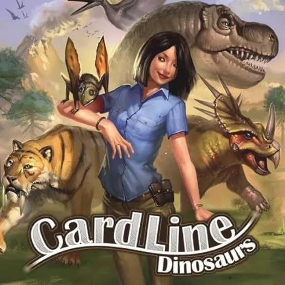Monolith Board Games | Cardline Dinosaurs | Card Game | Ages 7+ | 2-8 Players | 15 Minutes Playing Time 1