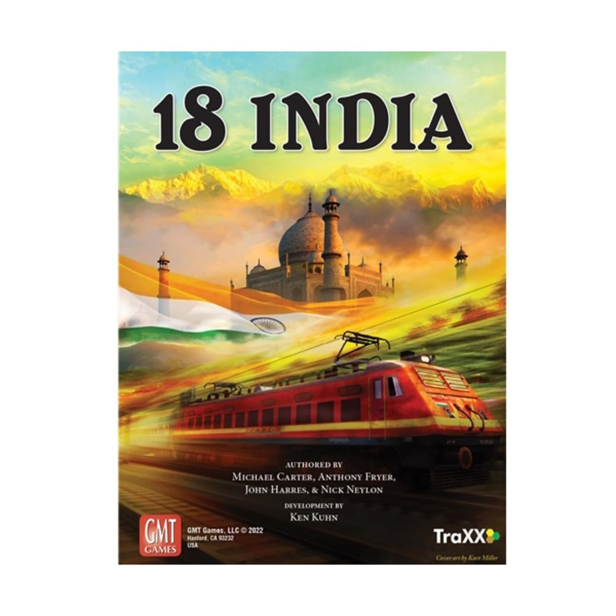 GMT Games 18 India Boardgame Railroad Management 1