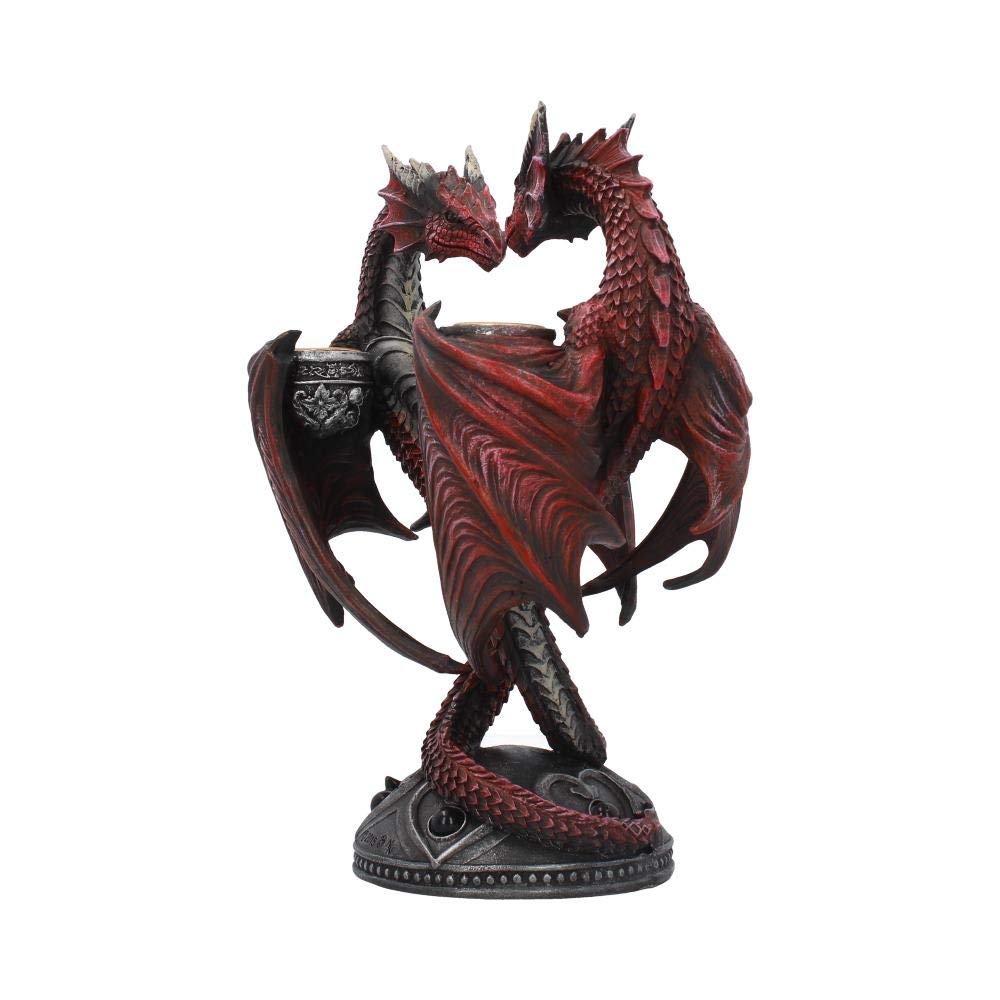 Dragon Heart Anne Stokes Valentines Edition Romantic Gothic Candle Holder 23cm 2