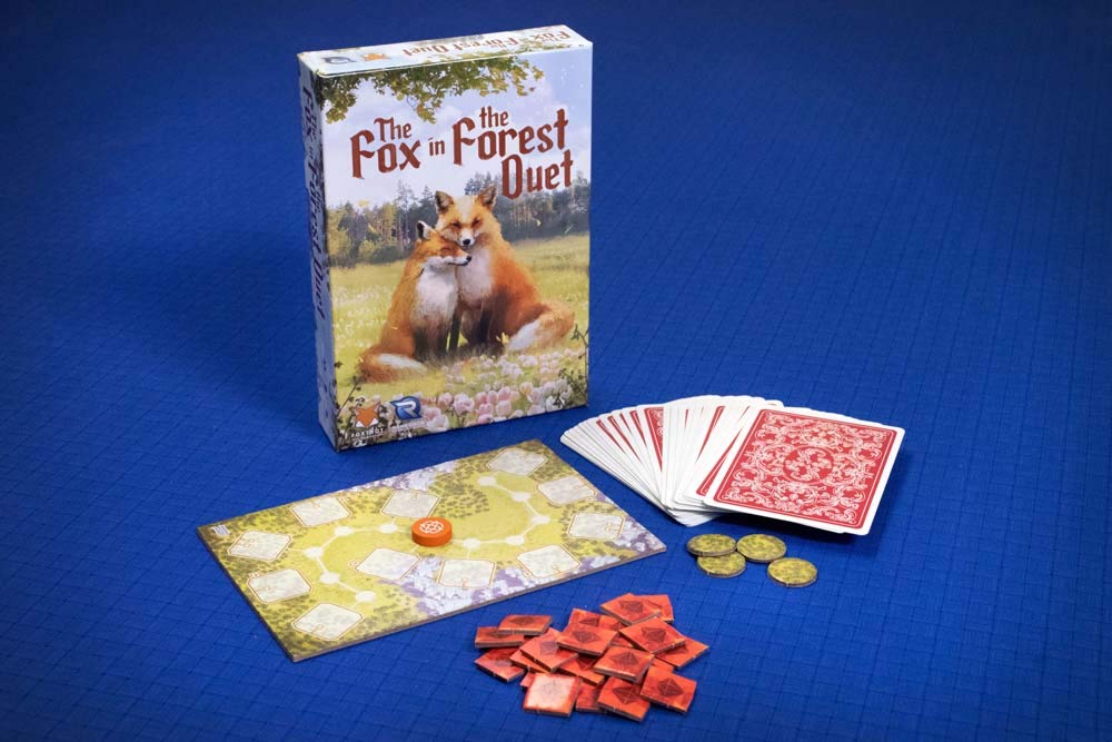 Renegade Game Studios Fox in the Forest Duet Card Game for 2 Players Aged 10 & Up , Cooperative Trick-Taking Game.