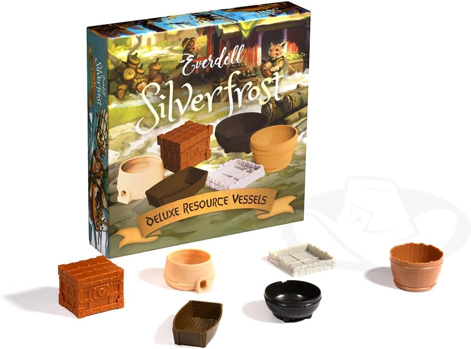 Everdell Silverfrost Deluxe Resource Vessels Board Game Accessory