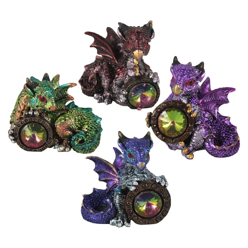 Dragons Reward Set of Four Dragon Figurines 5.5cm 2
