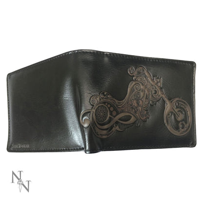 Embossed Motorcycle Bike Wallet 11cm 3