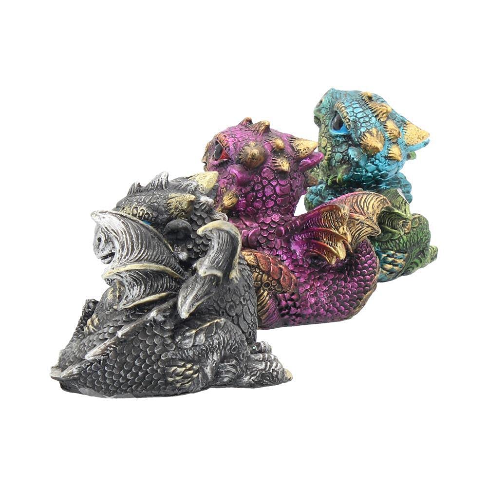 Dragons Gift Set of 3 Dragon Figurines 7cm