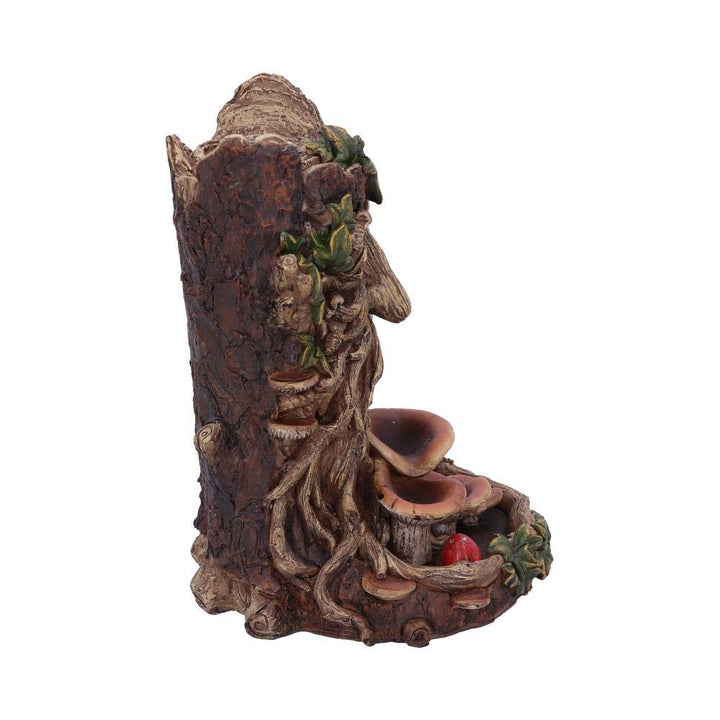 The Wisest Dryad Tree Spirit Green Man Backflow Incense Burner 18cm