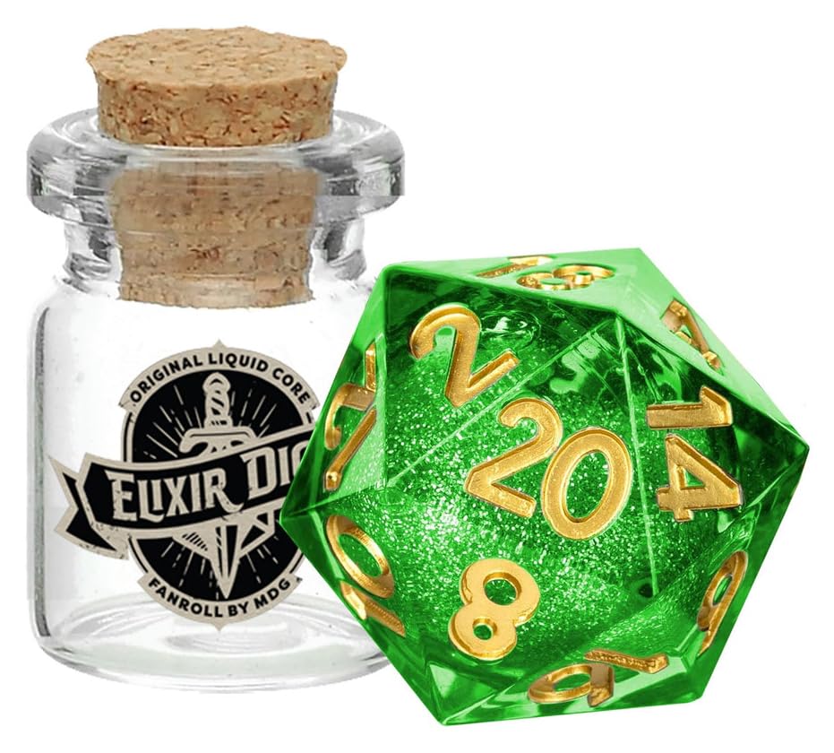 Individual D20 Elixir Liquid Core Dice Aegis of Hope 2