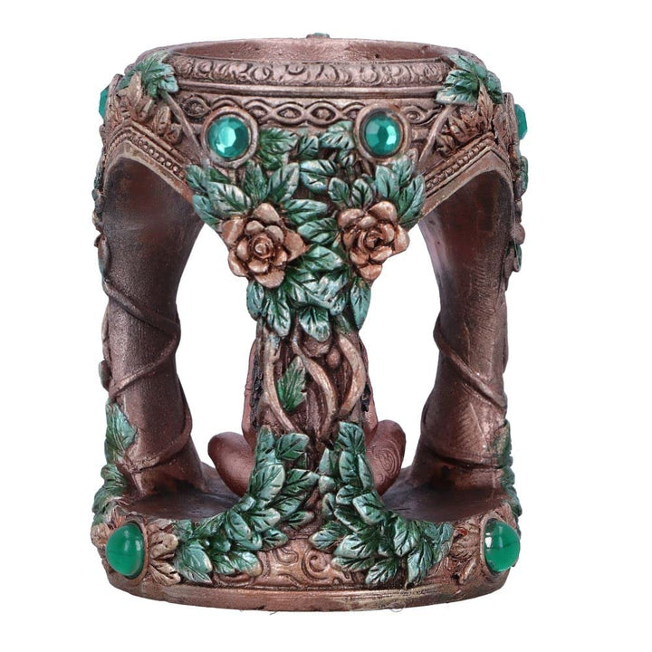 Bronze Mother Earth Tea Light Holder 7cm