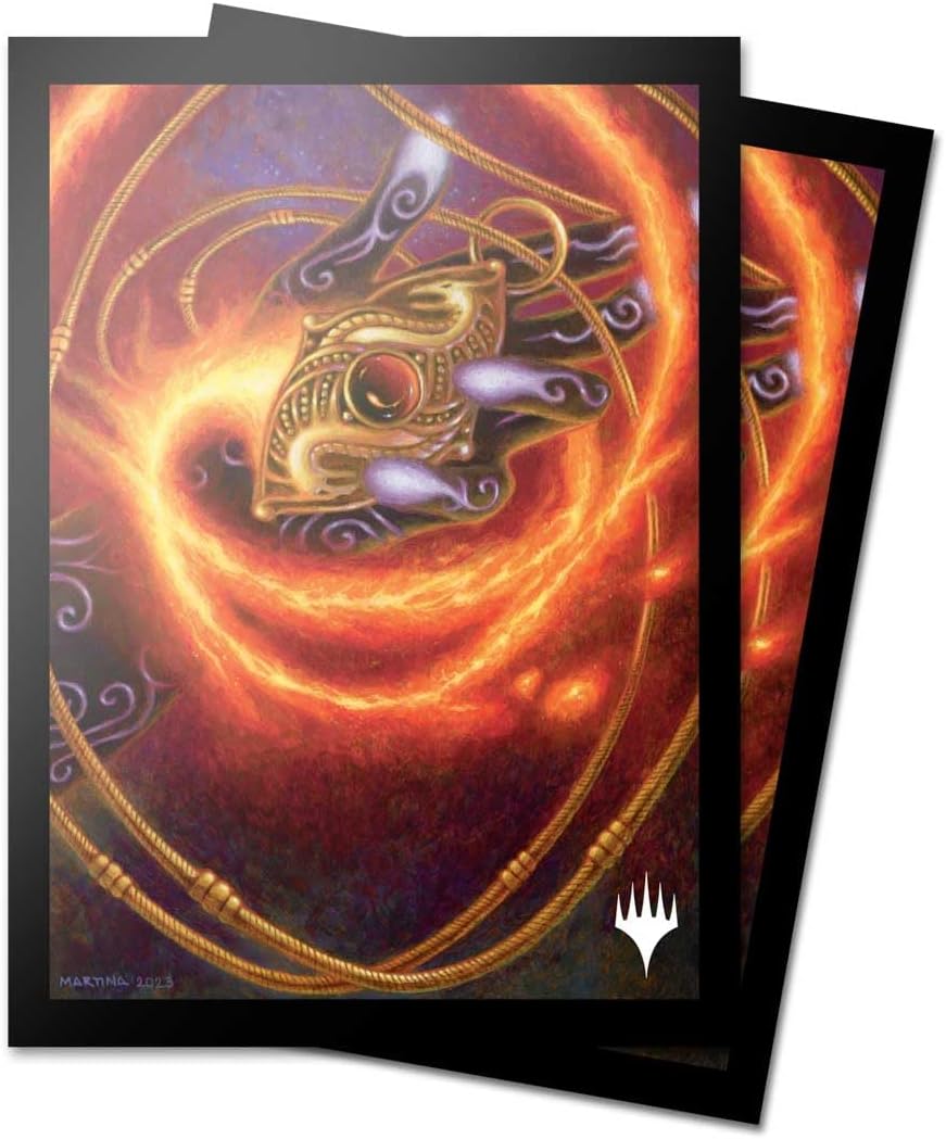 Ruby Medallion Magic The Gathering Modern Horizons 3 100ct Deck Protector Sleeves Red 1