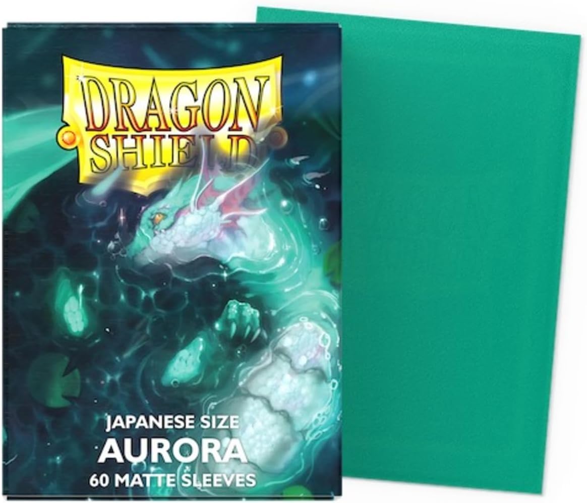 Arcane Tinmen AT-11158 Sleeves Matte Dragon Shield: Japanese Carpet-Player's Choice: Aurora (60), Silver 1