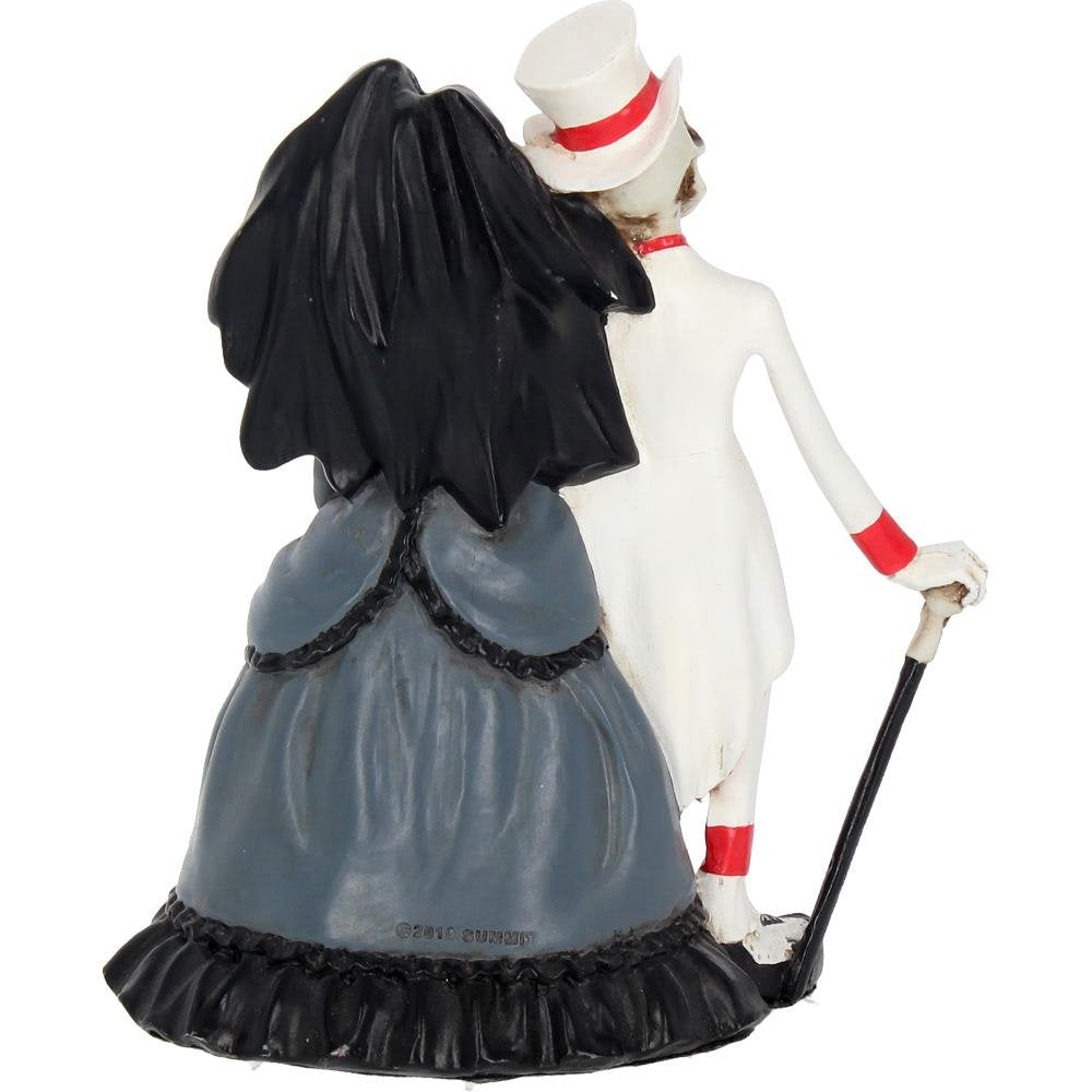 Forever By Your Side Figurine Skeleton Wedding Bride Groom Valentine 14cm