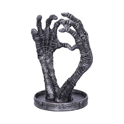 Gothic Mummified Love Heart Hands Jewellery Dish Holder 22cm 4