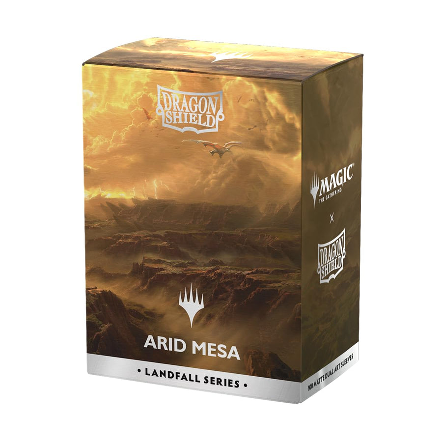 UNIT Dragon Shield MTG Matte Dual Art Sleeves: Landfall Series - Arid Mesa (100ct.)