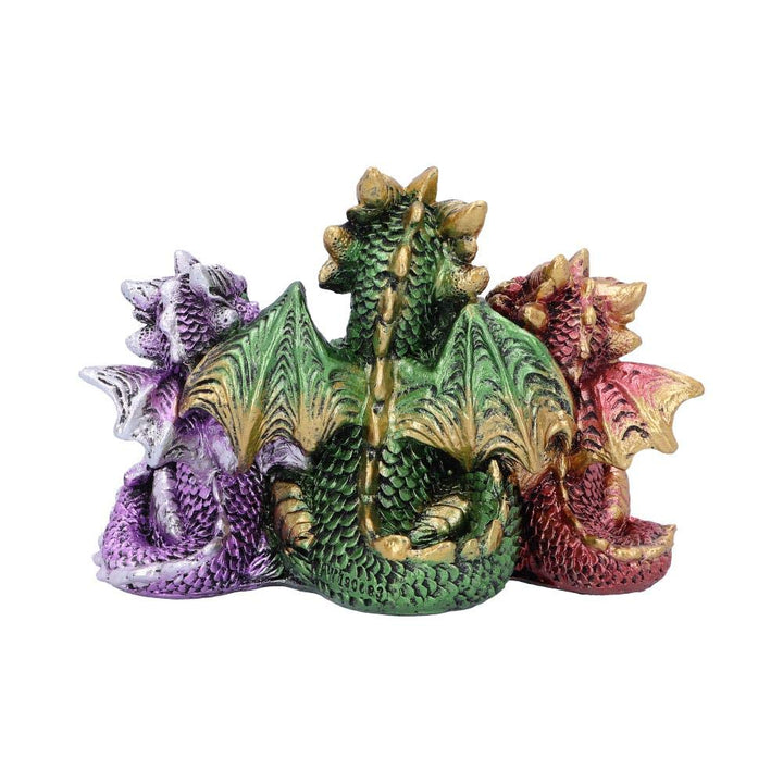 Tales of Fire Reading Book Dragon Figurine 11.5cm