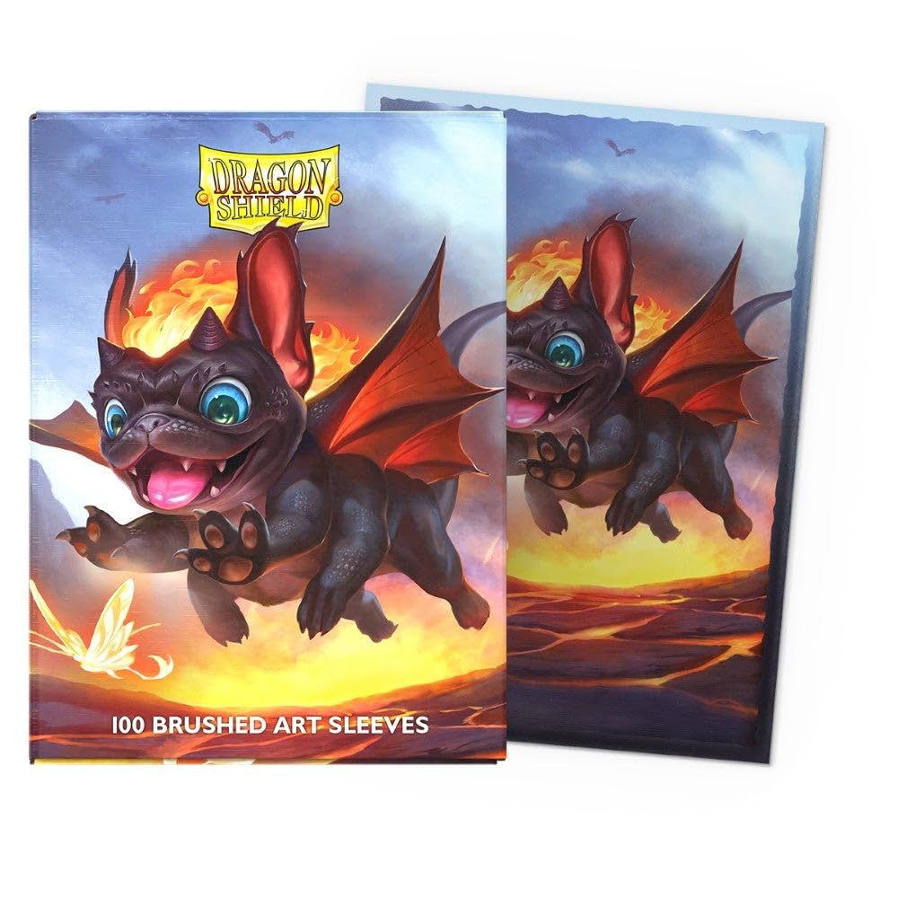 Dragon Shield Sleeves - Limited Edition Brushed Art: Spirit Animals – Wufdragon 100CT Card Sleeves - Textured Back - Compatible with Magic The Gathering, Pokémon, and Yugioh TCG & LCG - Top Loader