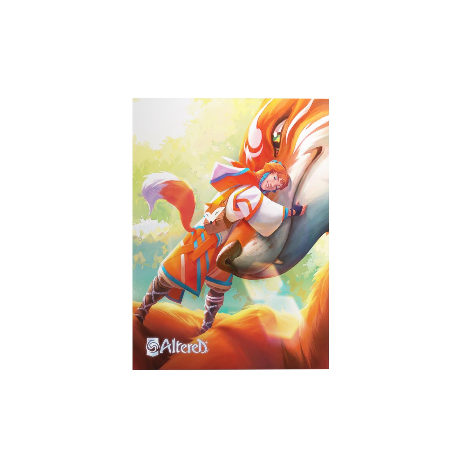 Altered Teija Art Sleeves (50-Pack) - Officially Licensed Standard-Sized TCG Card Protectors, Vibrant Full-Color Faction Designs, Durable with Great Shuffle Feel, Made by Gamegenic 1