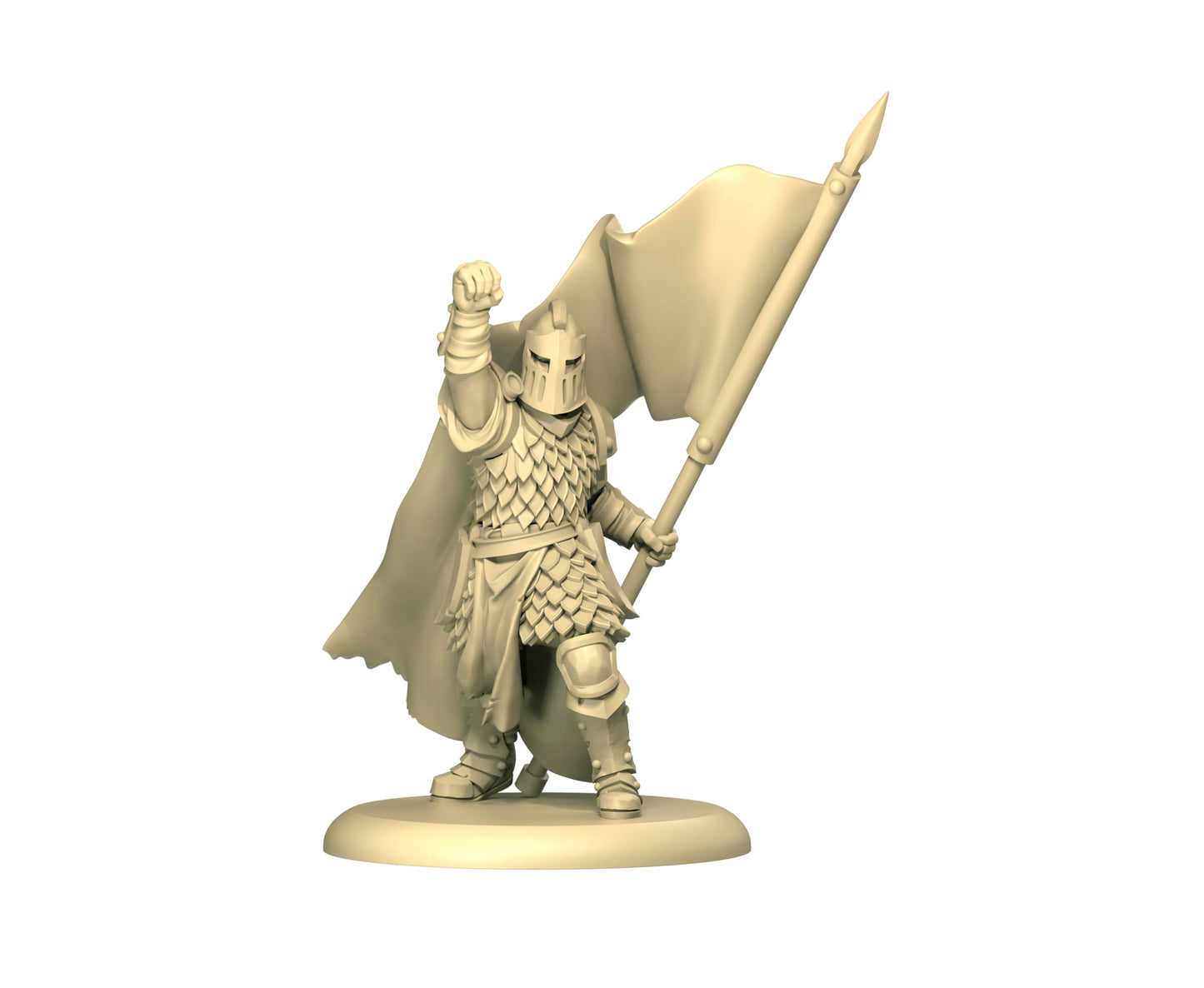 CMON A Song of Ice and Fire Tabletop Miniatures Game Baratheon Halberdiers Unit Box - House Baratheon Vanguard Defense! Strategy Game for Adults, Ages 14+, 2+ Players, 45-60 Minute Playtime, Made 4