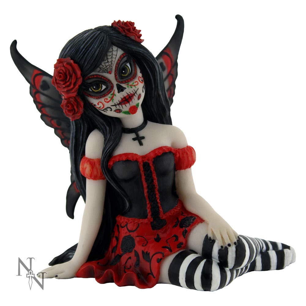 Rosalia Figurine Sugar Skull Fairy Ornament 10.5cm