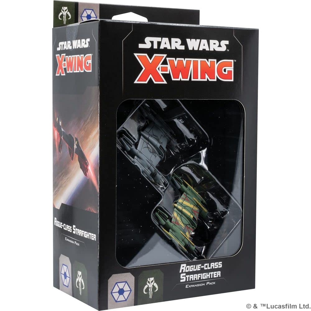 Star Wars X-Wing 2nd Edition Miniatures Game Rogue-Class Starfighter EXPANSION PACK - Strategy Game for Adults and Kids, Ages 14+, 2 Players, 45 Minute Playtime, Made by Atomic Mass Games