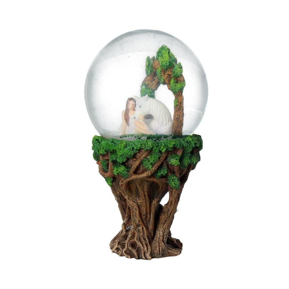 Anne Stokes Pure Heart Unicorn Snowglobe 18cm