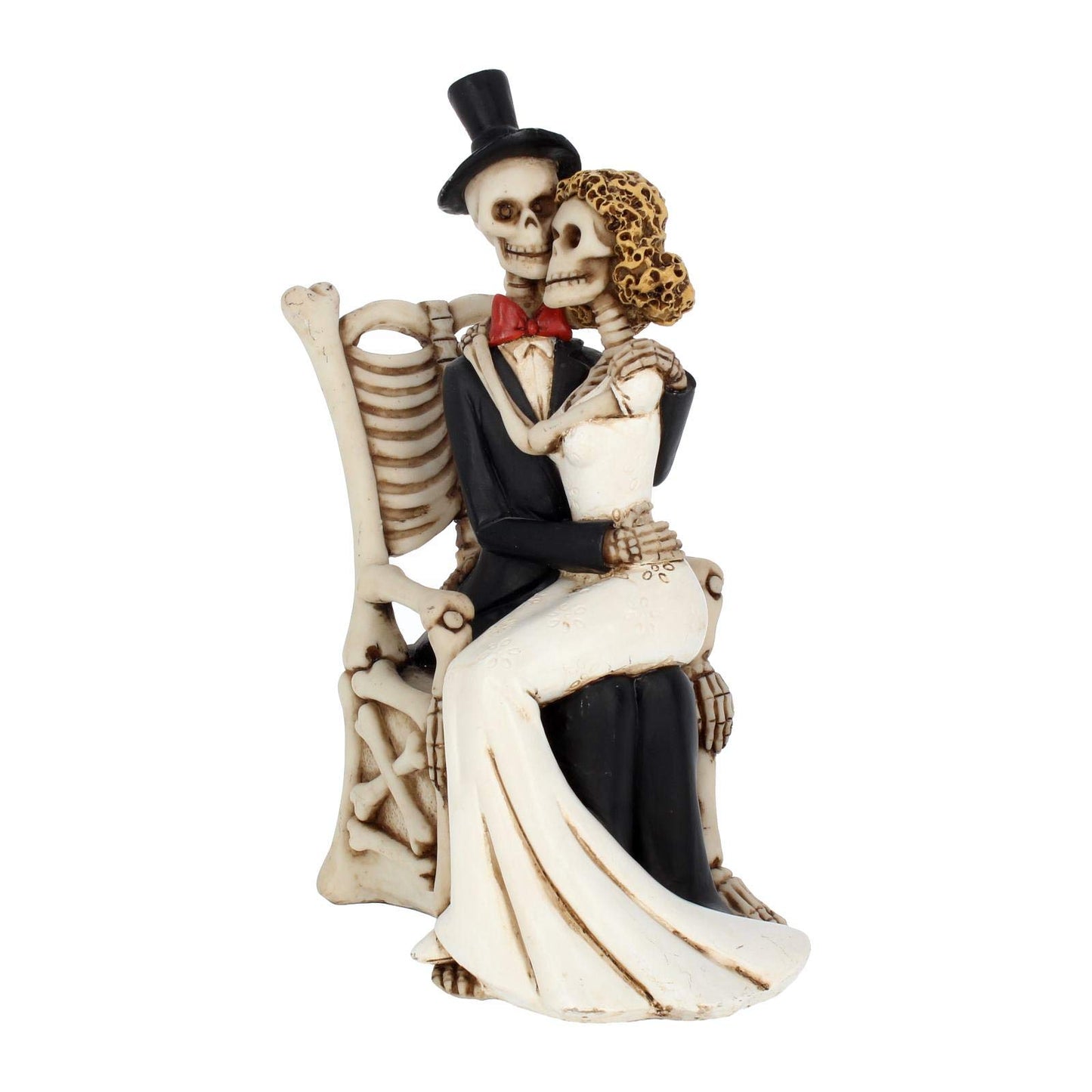 For Better Worse Gothic Sugar Skull Bride Groom Figurine Wedding Ornament Better 25cm 2