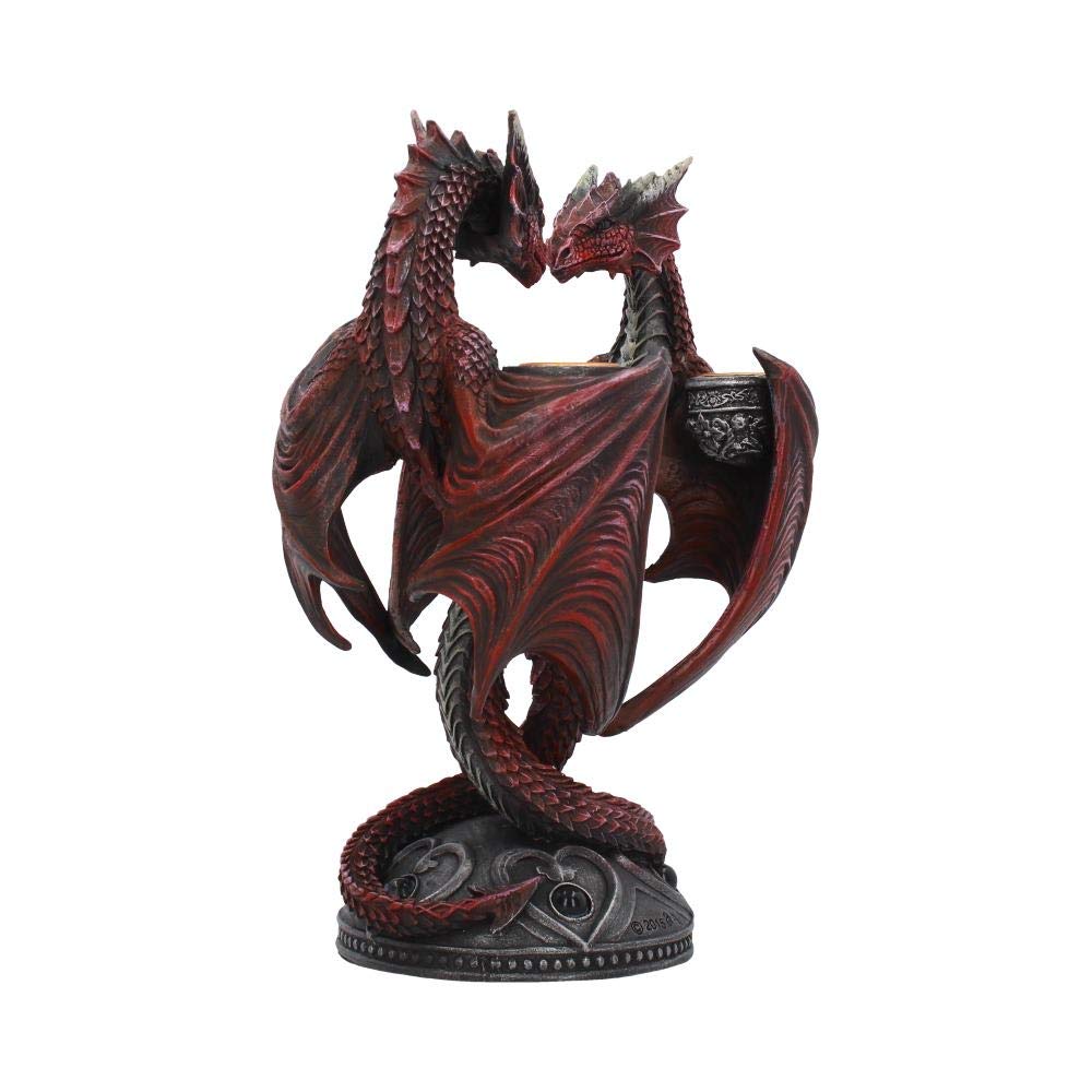 Dragon Heart Anne Stokes Valentines Edition Romantic Gothic Candle Holder 23cm