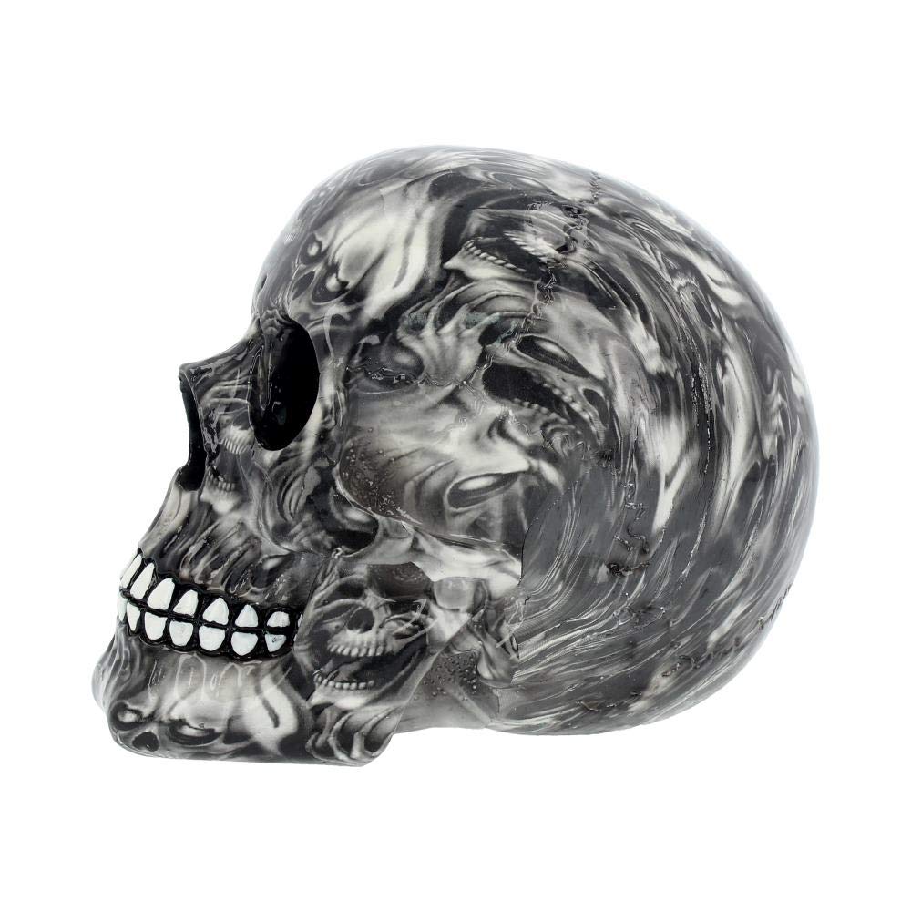 Screaming Soul Skull Print Ornament 19cm