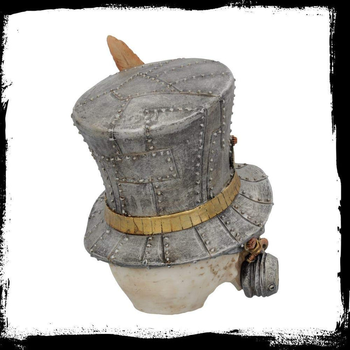 Count Archibald Steampunk Top Hat Skull 19.5cm