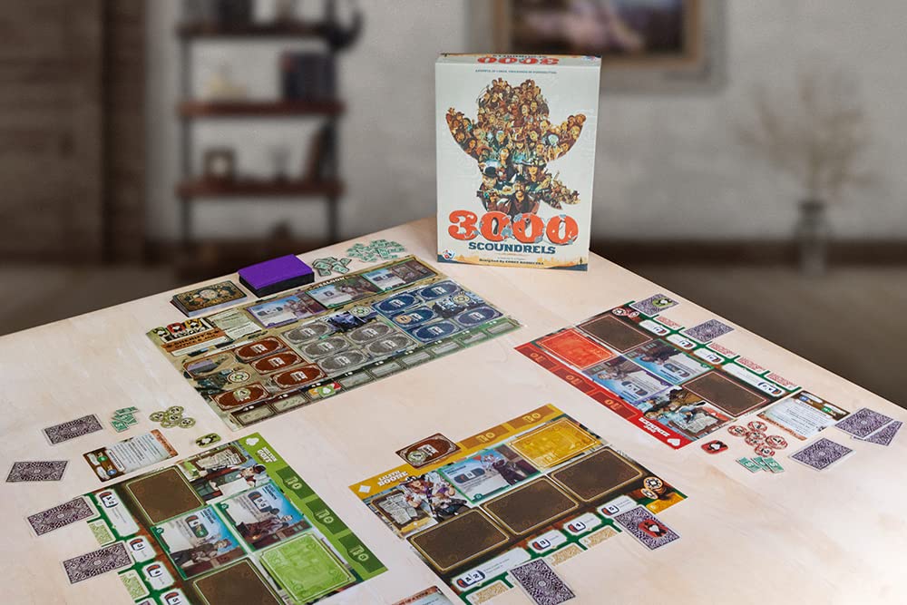 3000 Scoundrels Board Game Strategy Family Fun