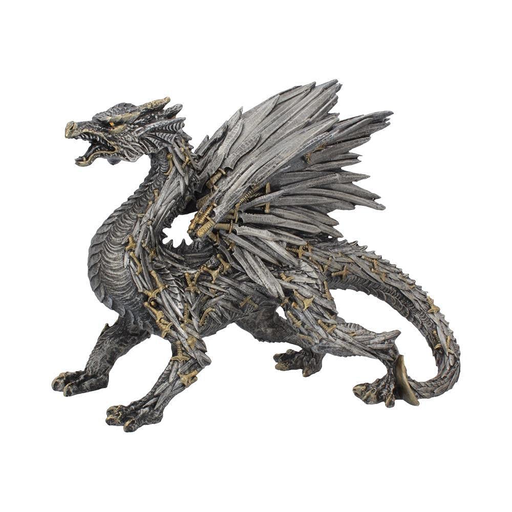 Swordwing Dragon Figure Forged from the Blades of Enemies 29.5cm 1