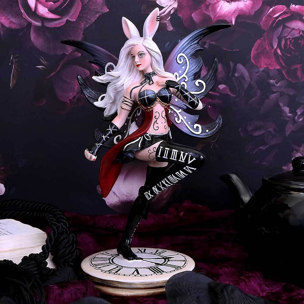 Rabbit and Clock 20cm Wonderland Fairy