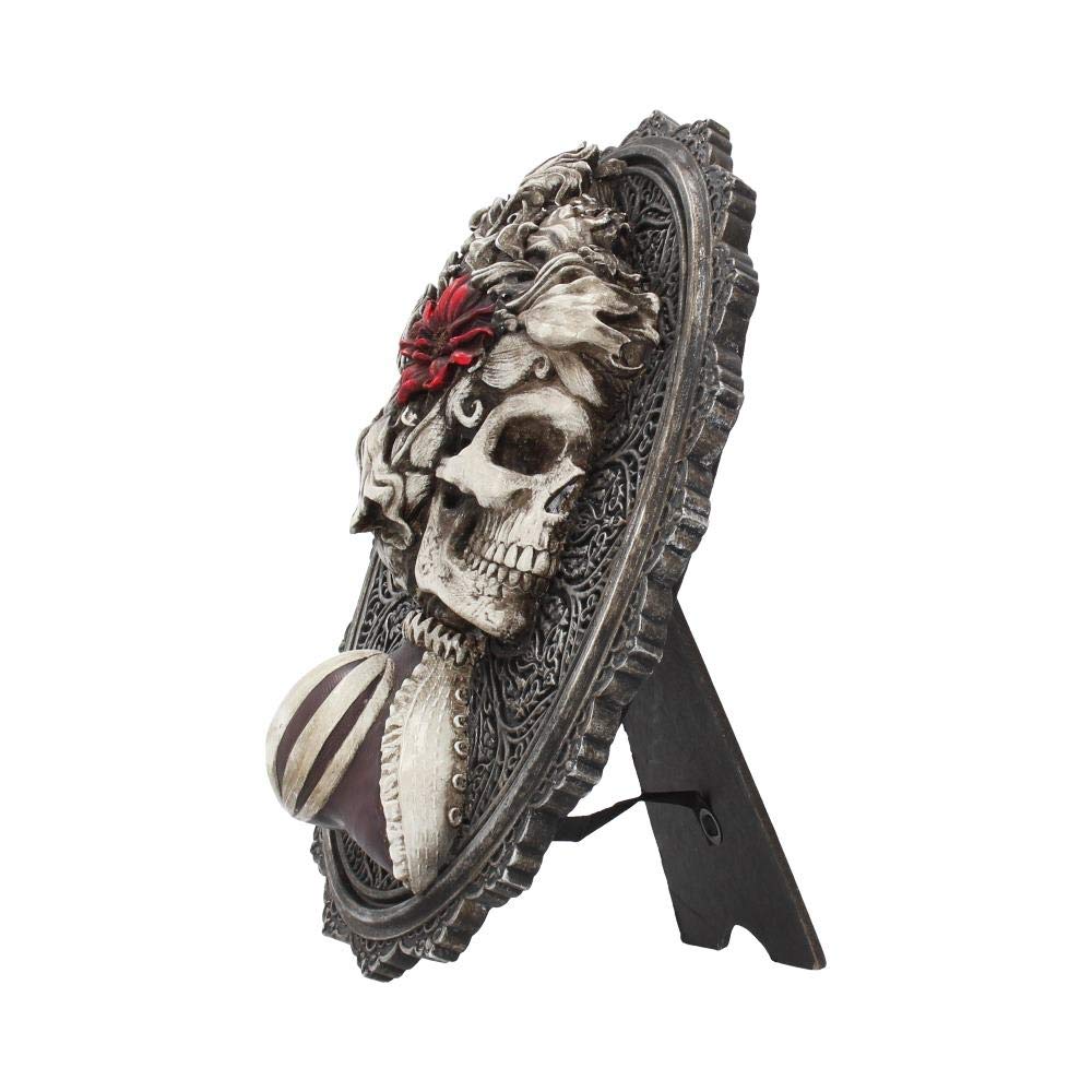 Beautiful Female Skeleton Plaque Day of the Dead Valentine Wall Hanging 22cm