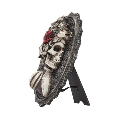 Beautiful Female Skeleton Plaque Day of the Dead Valentine Wall Hanging 22cm 2