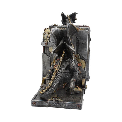 Dracus Machina Steampunk Dragon Bookends 27cm 3
