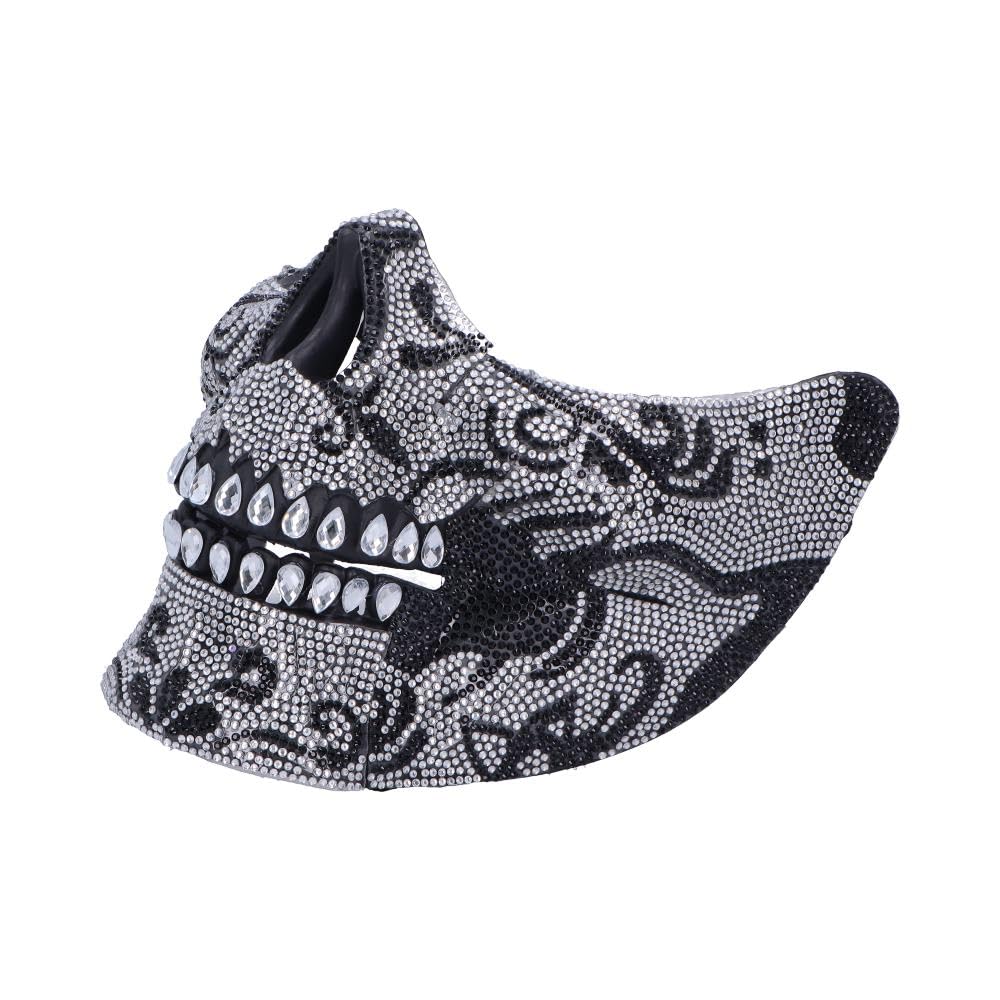 Jewelled Masquerade Silver 17.5cm Mask for Cosplay 3