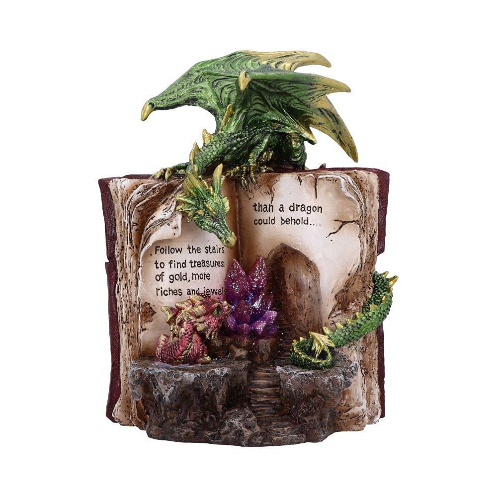 Hoard Finders Dragon with Book Crystal Figurine 20.8cm 1