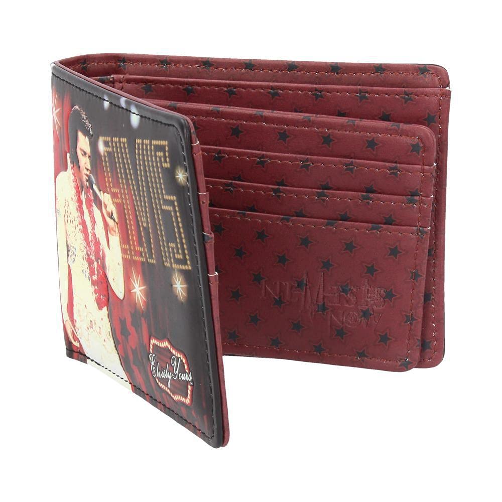 Elvisly Yours Elvis Wallet Red 11cm Officially Licensed