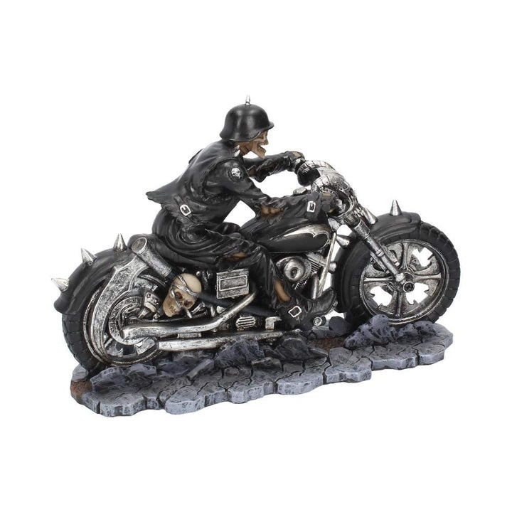 Hell on the Highway Skeleton Motorbike Ornament Figurine 20.5cm