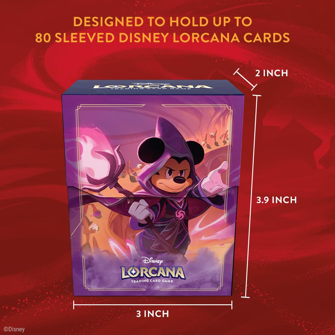 Disney Lorcana TCG Deck Case Mickey Mouse Set 8 Trading Card Game by Ravensburger 3