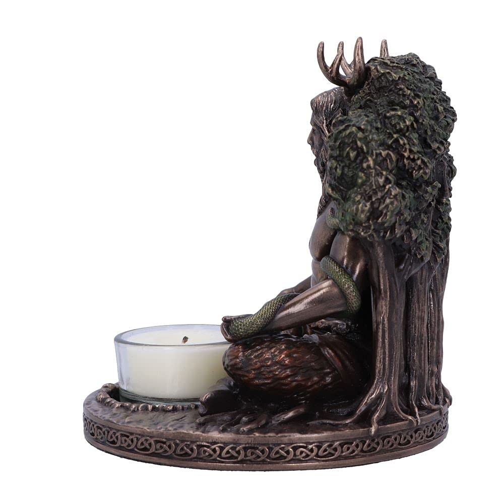 Cernunnos Bronze Tealight Holder 13.5cm