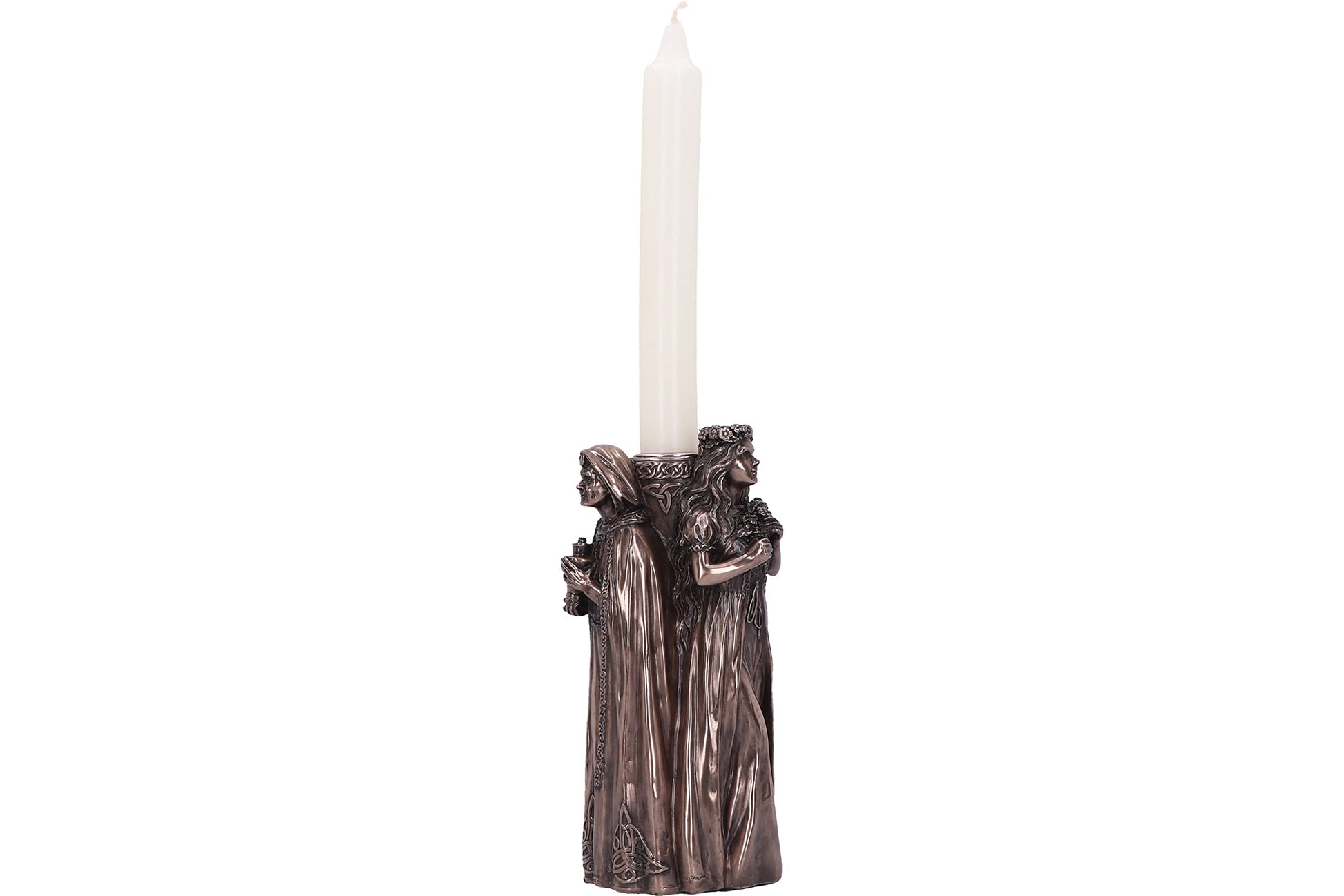 Maiden Mother Crone Candle Holder 17cm 6