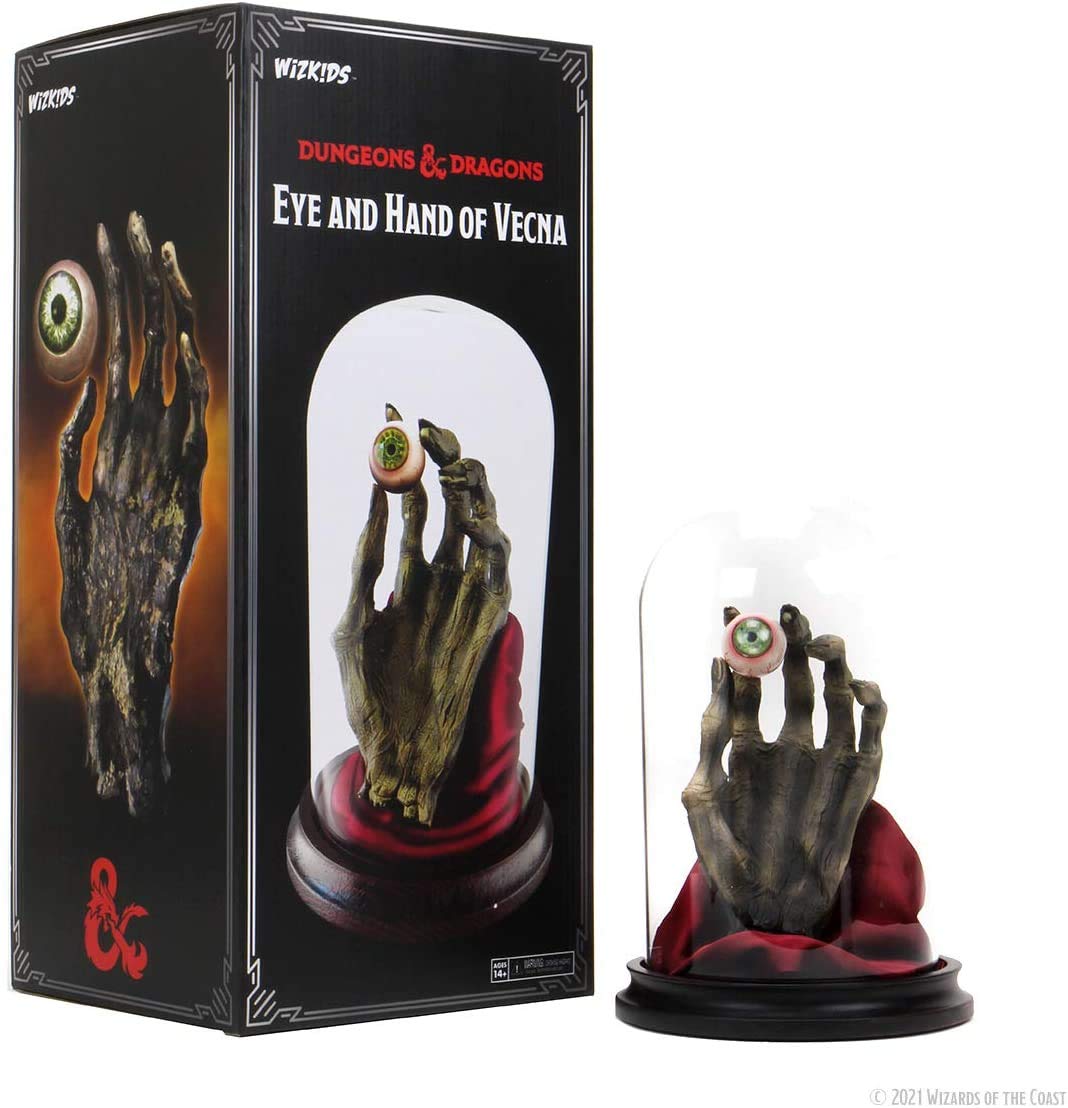 D&D Dungeons Dragons Icons of The Realms Eye and Hand of Vecna Figure